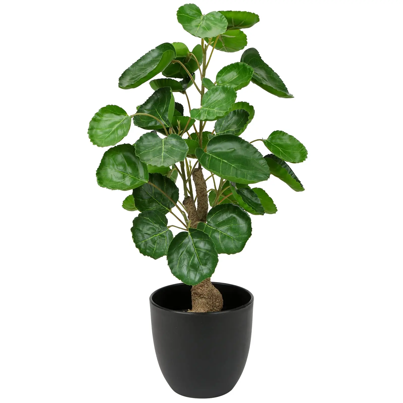 Fengshui Fake Money Tree Indoor Faux Potted Plants Artificial Pachira Tree Good Luck Gift Fortune for Home Office Decor