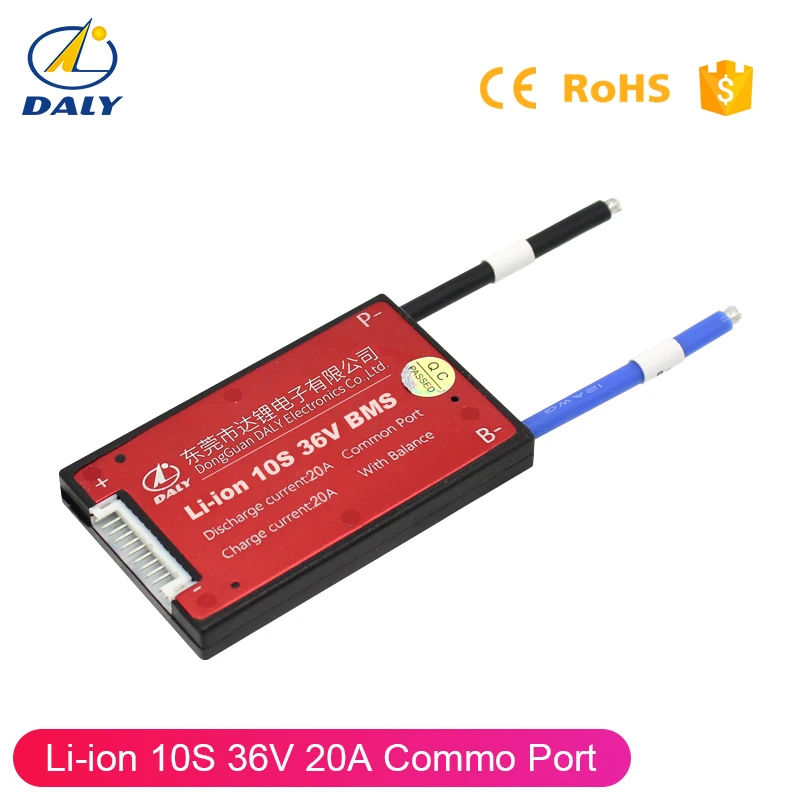 Daly 10 S 20A 36 в PCM/PCB/BMS для 3 7 литиевая батарея пакет 18650 Lithion LiNCM литий-полимерный