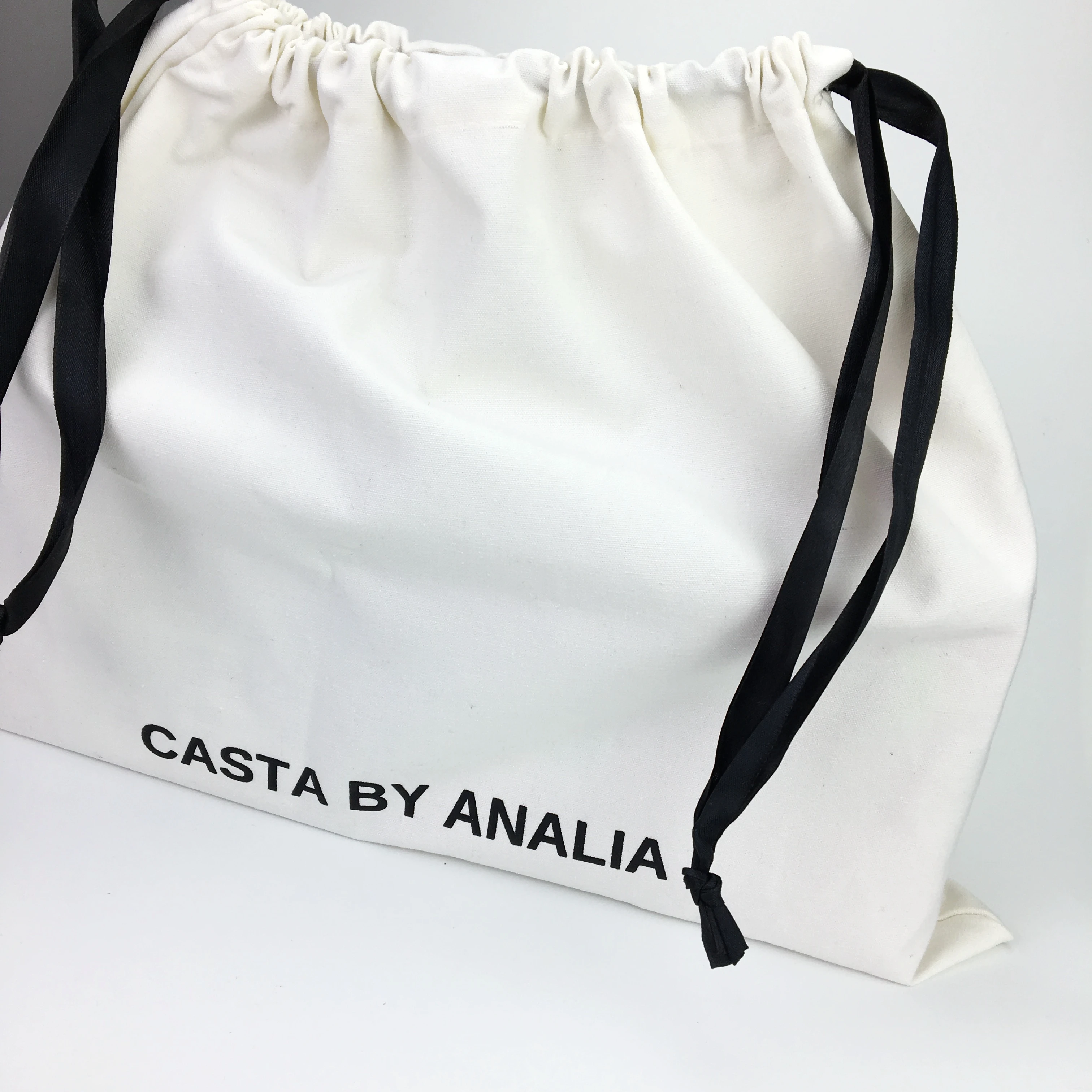 Factory Price Canvas Cotton Drawstring Shoe Bags Custom Cloth Dust Filter Bag Dustbags For Shoes
