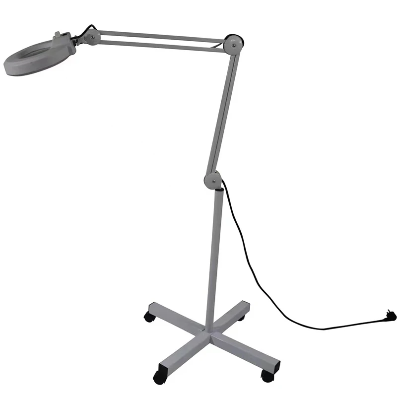 Customizable plug beauty salon manicure tattoo equipment flectional led light magnifying lamp