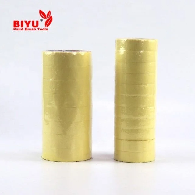 BIYU Высококачественная желтая малярная лента для украшения от производителя