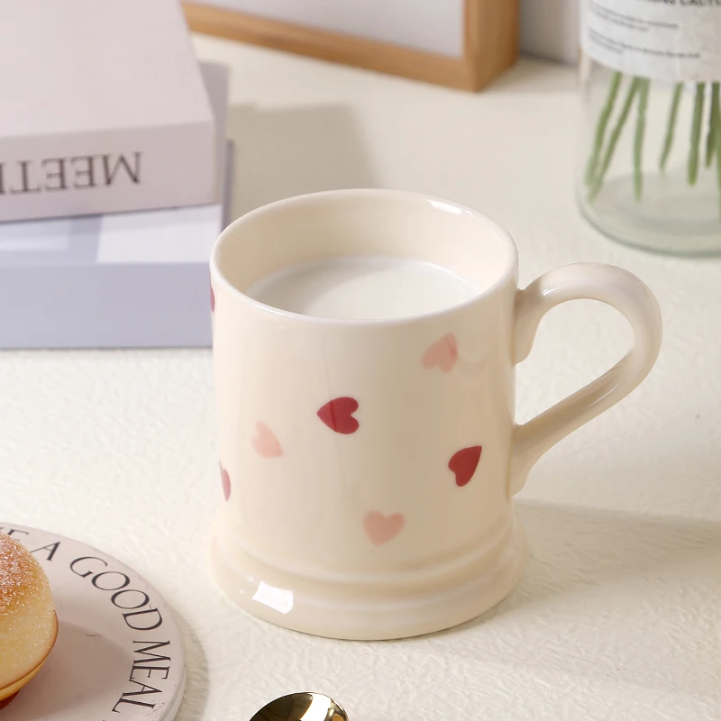 New heart design glazed plate and bowl wholesale restaurant creative tableware ceramic dinnerware sets