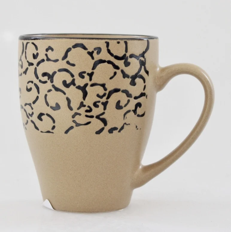 330 ml ceramic mug with beauty design cheaper price