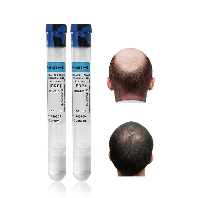 Prp tube platelet sodium citrate acd gel biotin prp tube for hair loss