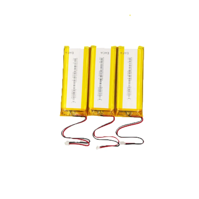 Hot Selling Rechargeable Lithium Polymer Battery 695353 683075 2500mah 1800mah Lipo Battery Drone Batteries with JST Connector