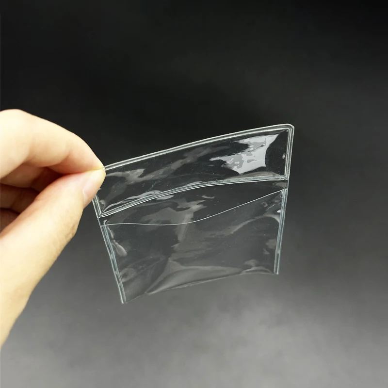 Product Promotion Id Card Pouch Shelf Talkers Supermarket Plastic Price Tag Label Pocket for Store Displays