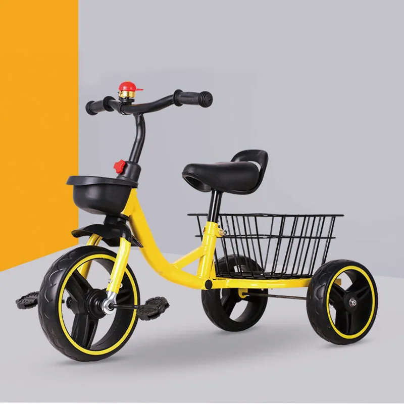 2022 china factory lightweight steel baby tricycle bike/wholesale air tire toddler 3 wheel car ride on toy