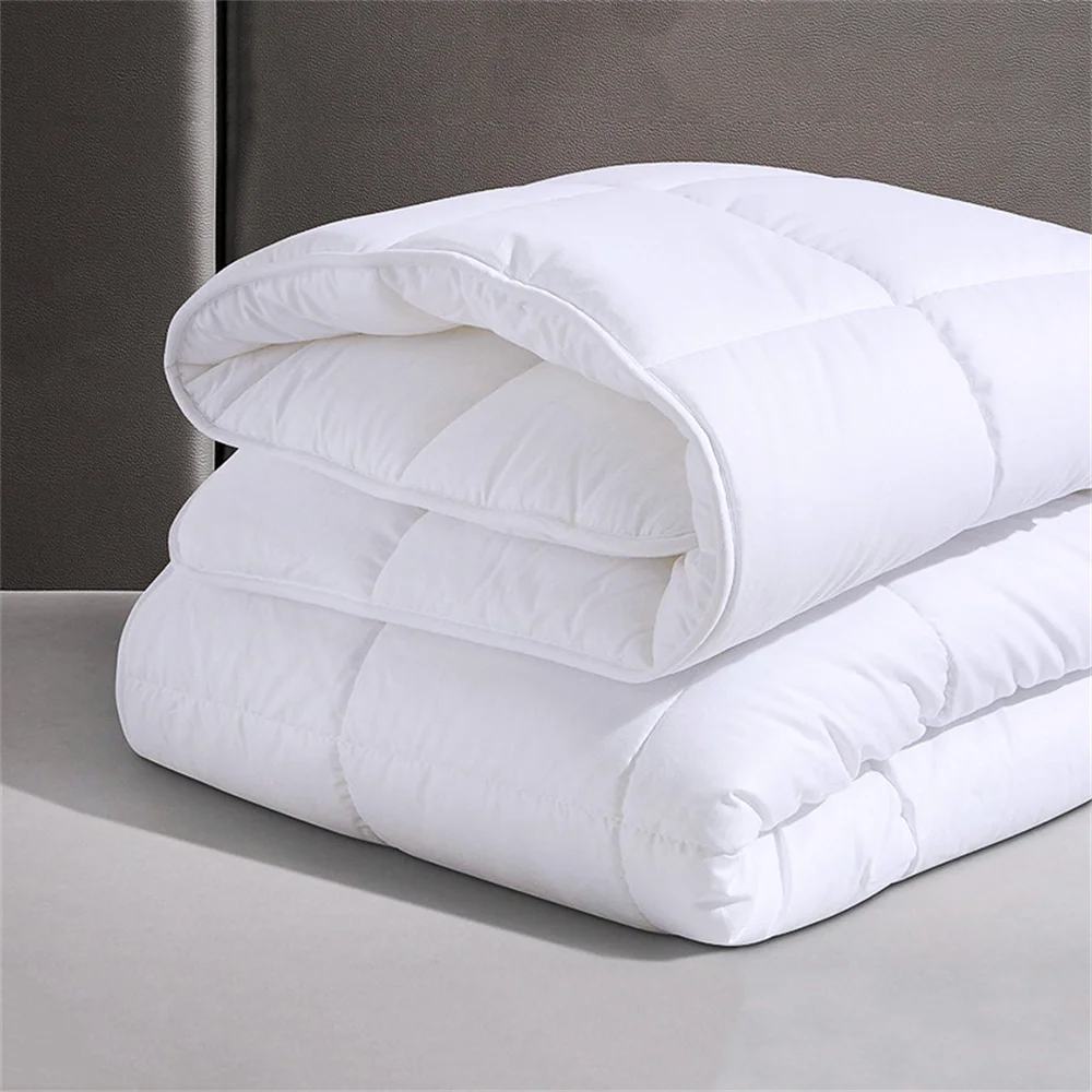 duvet duvet 95% white goose down thickened winter duvet eiderdown 80 cotton jacquard double layer solid shell quilt core quilt