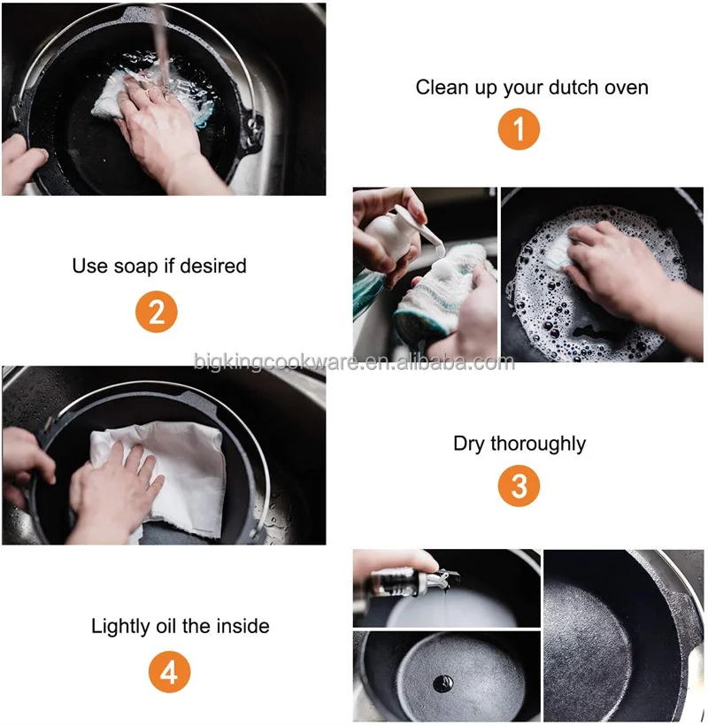 hot selling size 9QT outdoor, camping or garden BBQ dutch oven OEM agreed