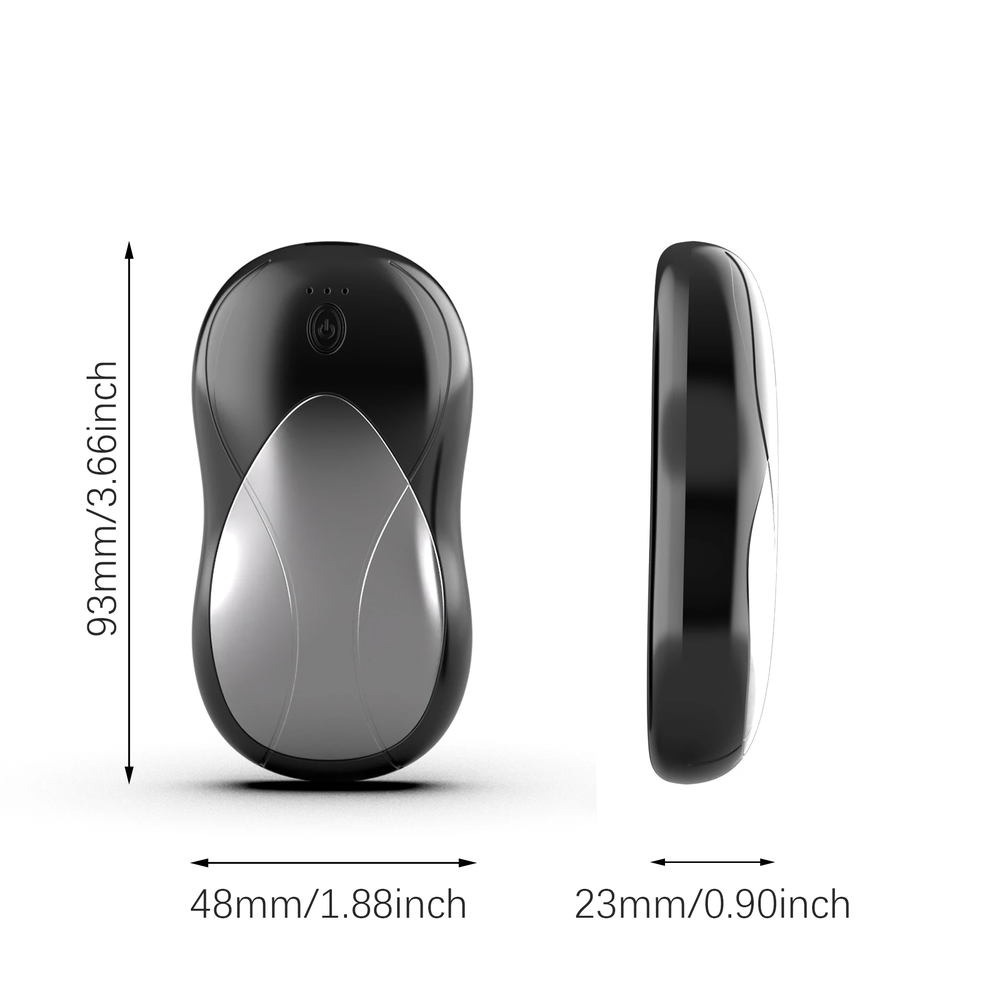 New Magnetic Usb Charging 2 En 1 Portable Electrical Cute Winter Hand Warmer  For Winter Mini Heater With Powerbank Battery
