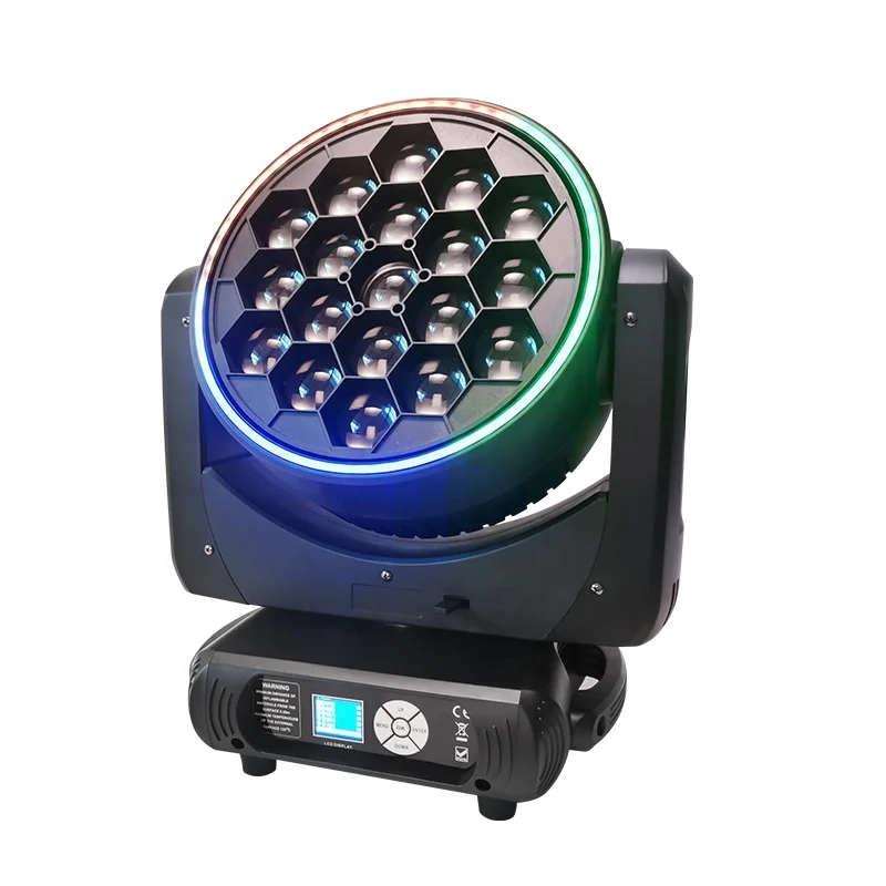 2023 New Product 19x40W RGBW 4in1 LED BEAM/ZOOM/WASH LED Moving Head Stage Light For Party Club