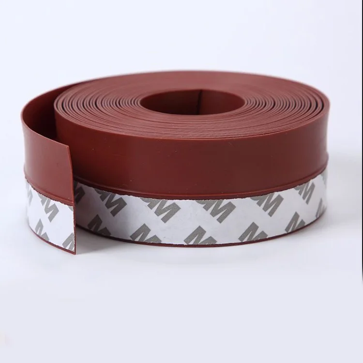 Soundproof Silicone Draught Excluder Weather Seal Strip Insulation Door Window Rubber Seal Tape