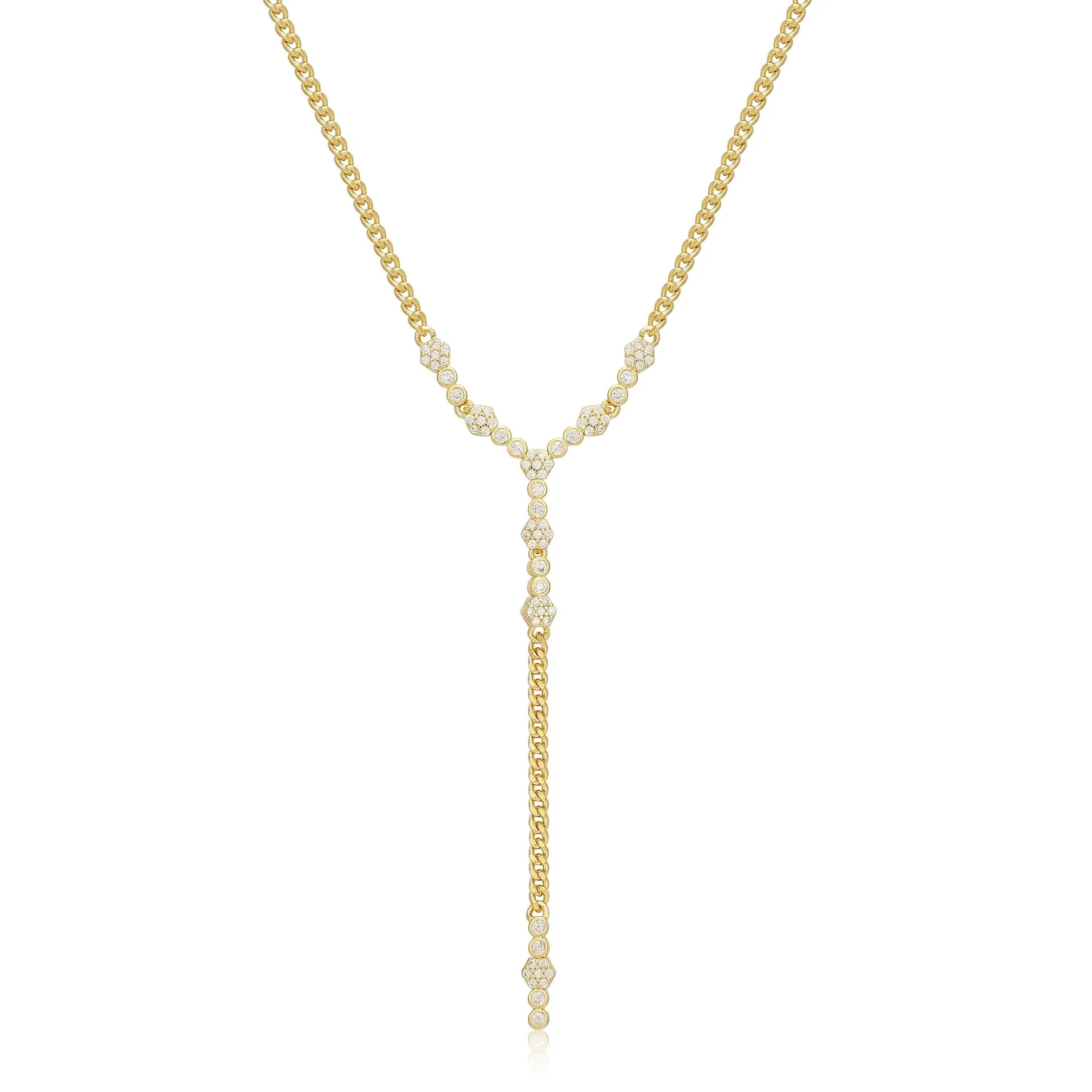 Fashion Stainless Steel Gold Plated Diamond Crystal Flower Pearl Chains Pendant Charm Choker Lariat Necklaces Jewelry Women Girl