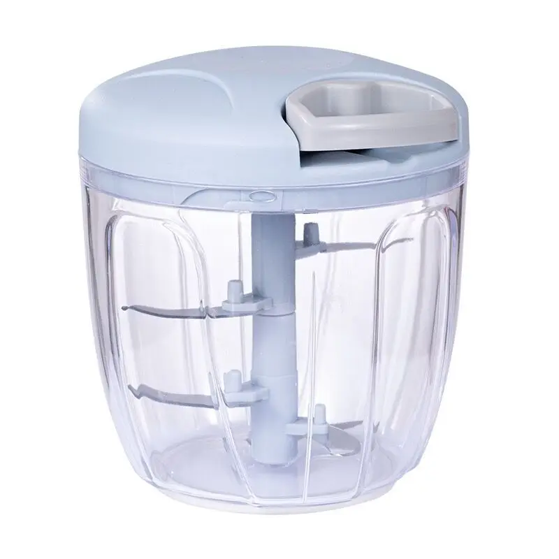 900ML Kitchen Accessories Blender Garlic Cutter Mini Manual Vegetable Fruit Garlic Ginger Onion Meat Shredder Hand Pull Chopper