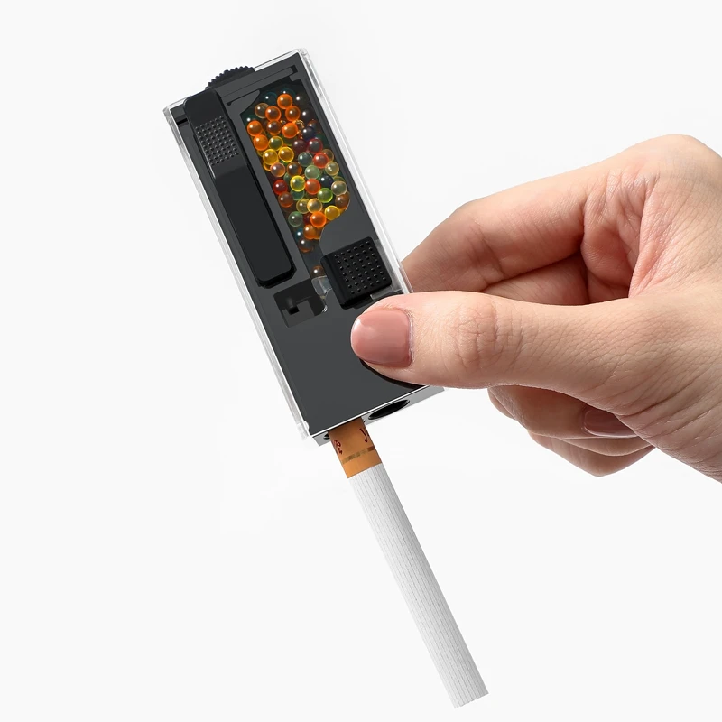 HOT Upgrade DIY Pop-up Smoke Push-ball Box DIY Smoke Beads Accessory Tools Cigarette Beads Bead Pusher