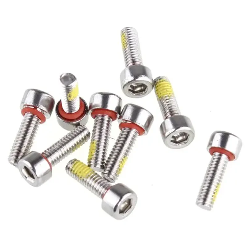 M2 M3 M4 Self Sealing Screw Phillips Pan head Waterproof O Ring Screw Bolt Countersunk Flat Head Screw With Gasket