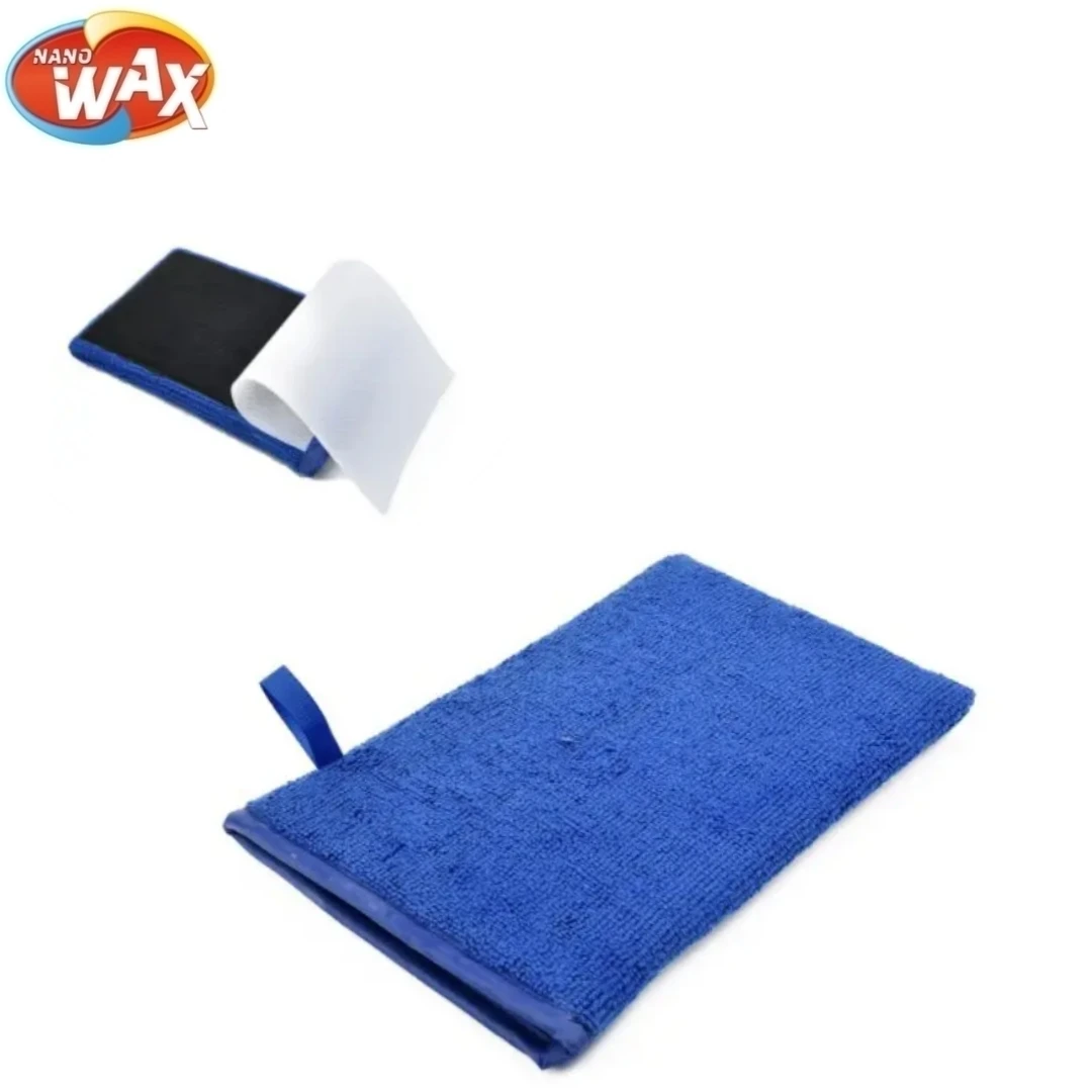 NanoWax Professional magic car wash medium towel gloves clay stick gloves car beauty high quality anti-scratch gloves sponge rag