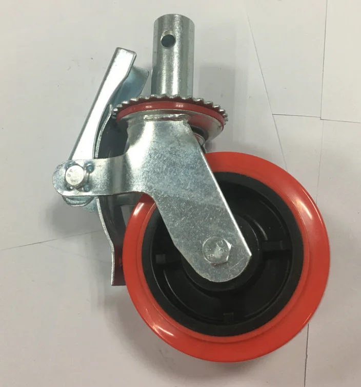 Universal Wheel Computer Chair Steering Pulley Small Wardrobe Casters Black With Bolt Castor Office Chair Caster