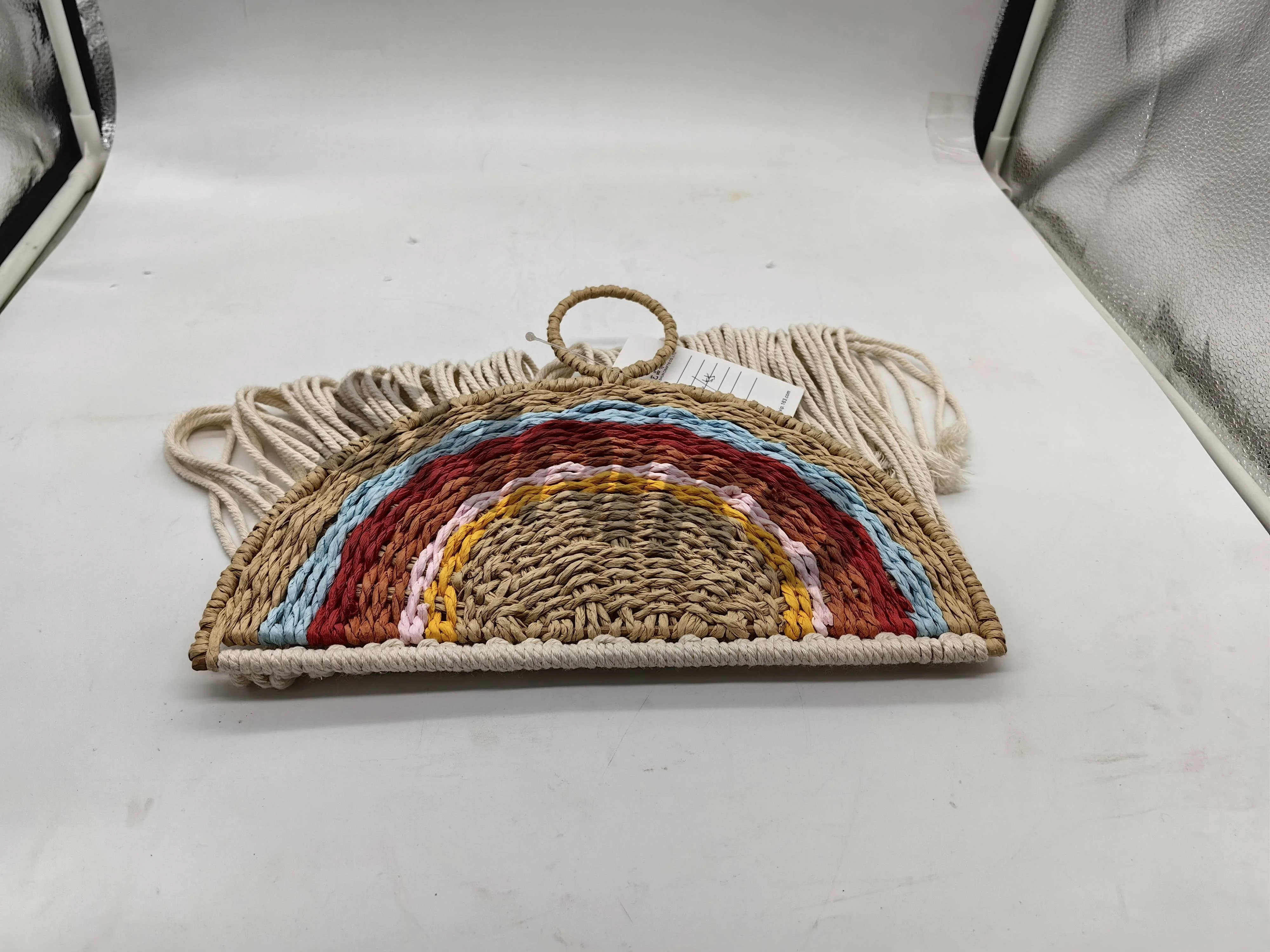 Bohemian style wall decoration tapestries with tassels for home decor