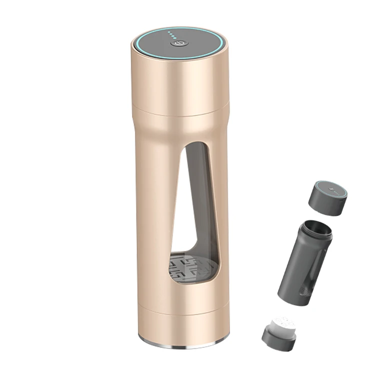 Schumann 7.6Hz Portable Low frequency active water bottle making 0.96T Terahertz water and Hydrogen water OEM/ODM factory