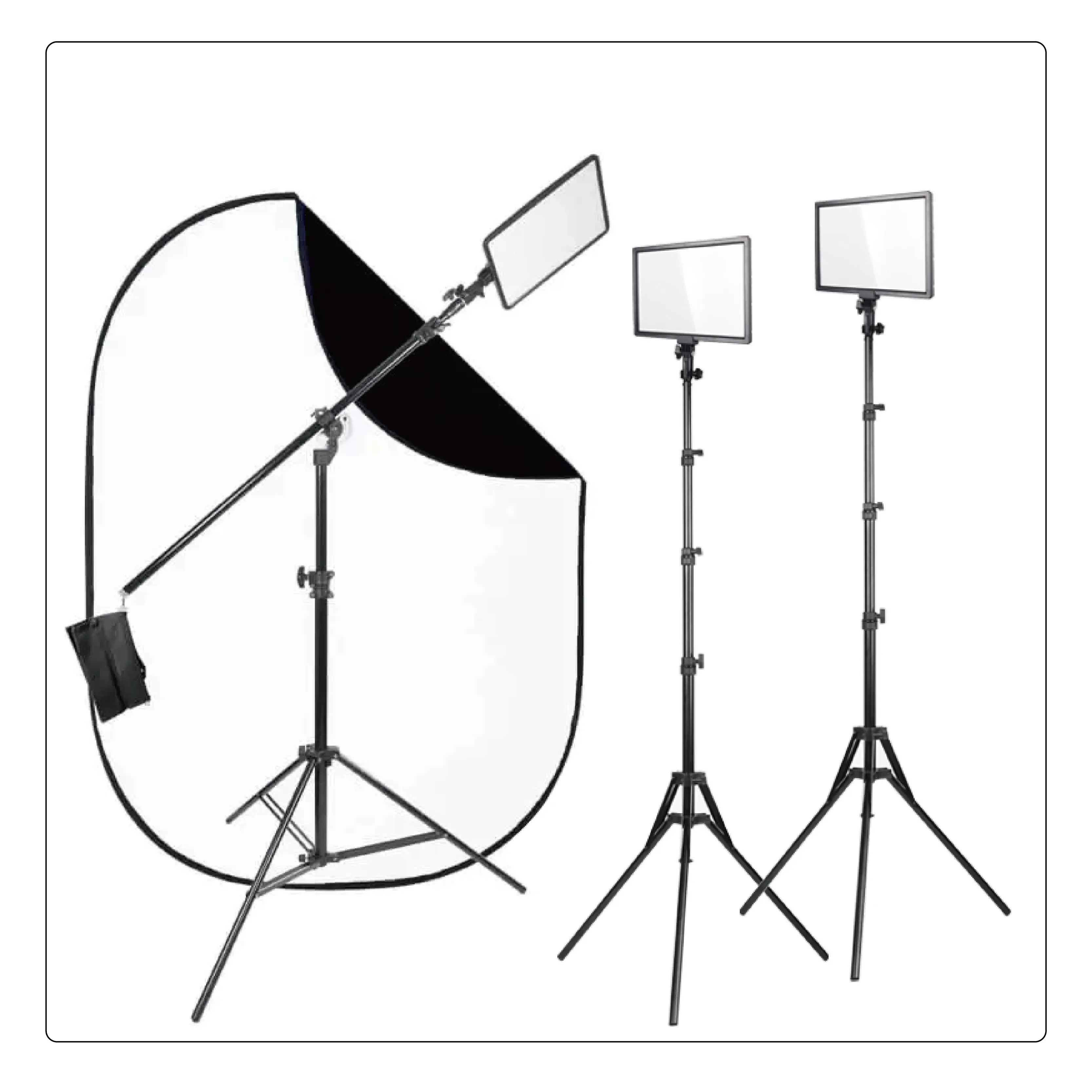 Slim new design photo/Video 40W led pad camera video light panel soft light