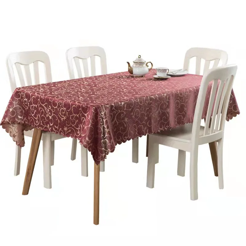 Wholesale Cheap Color Printing Polyester Tablecloth Banquet Party Wedding Rectangle Square Round Table Cloth For Outdoor Picnic