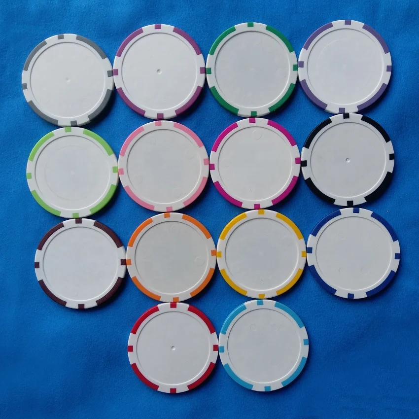 Blank Poker Chips Ball Marker Monte Carlo Golf Poker Chips for Card Board