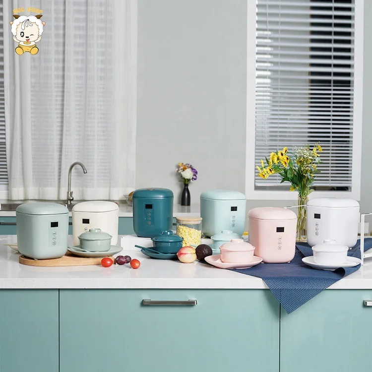 1.2L multi-functional non-stick household rice cooker, multi-color, removable inner cover for cleaning