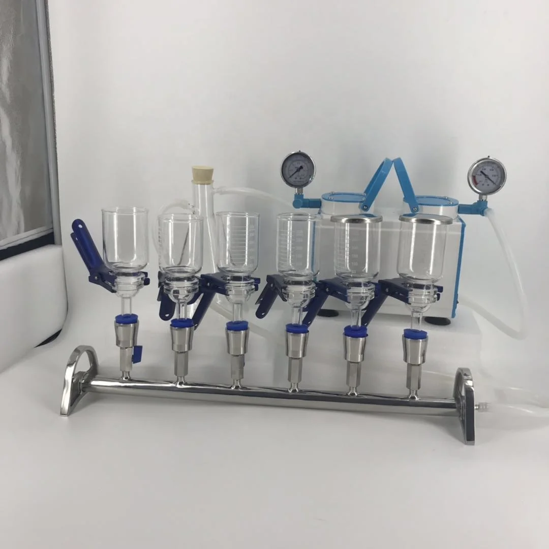 Лабораторный держатель фильтра из нержавеющей стали с четырьмя ветвями 300 мл для 47