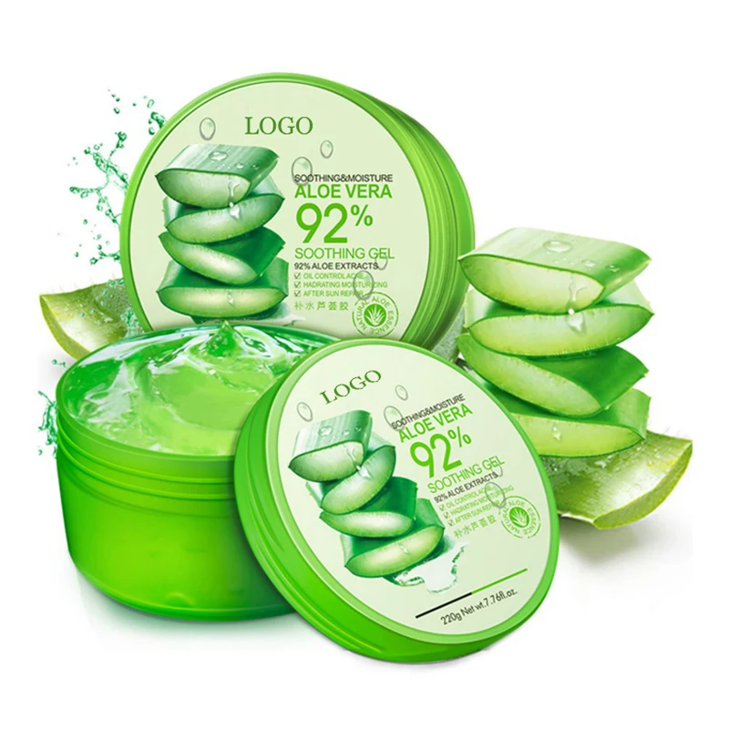  100% natural aloe vera gel for