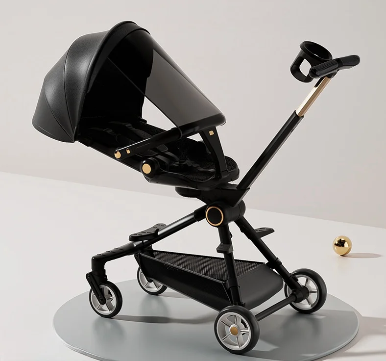 Infant slipper car can sit or lie down lightweight foldable 360 degree steering baby children high landscape stroller