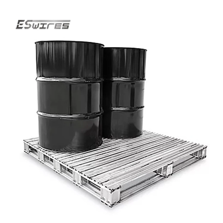 High quality durable logistics forklift transport custom heavy duty steel galvanized metal pallet