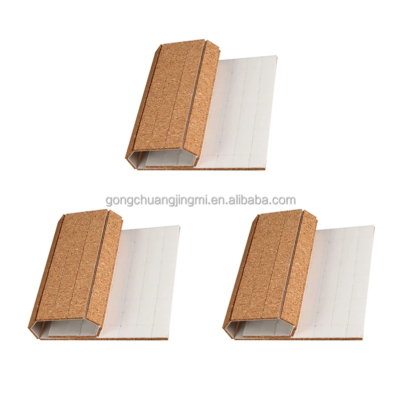 Customize Adhesive Foam Glass Protection Pad Cork Gasket With Cork Separator Pads For Glass Protection Spacers