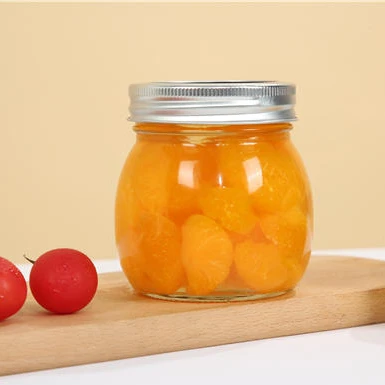  Custom 4oz Wide Mouth Glass Mason Jars With Metal