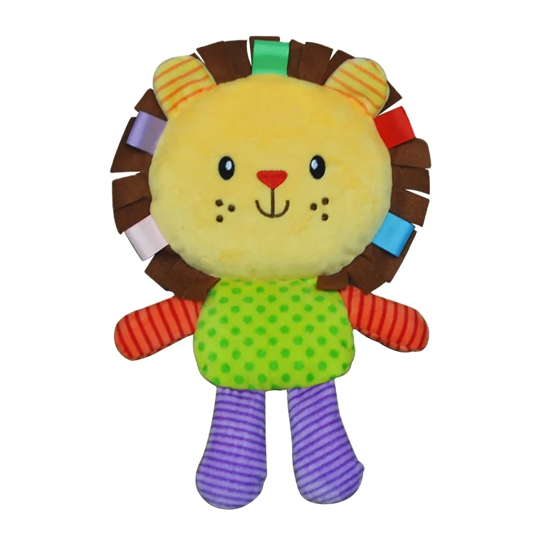 wholesale manufacturer 36cm infant soothing lion plush toys /bedtime toys/anime plush toys