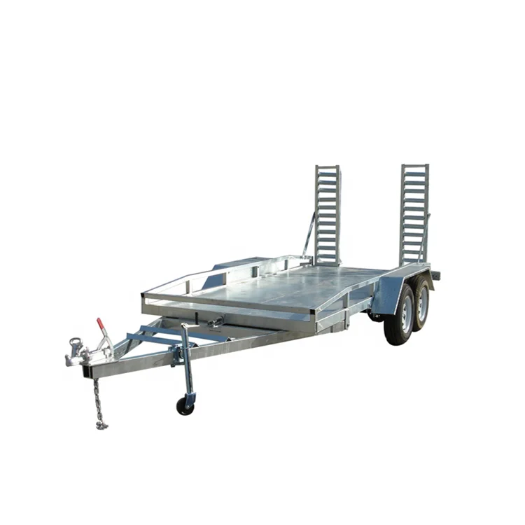 Heavy duty tandem tipping delivery VTA approved car trailer  for transport vehicle