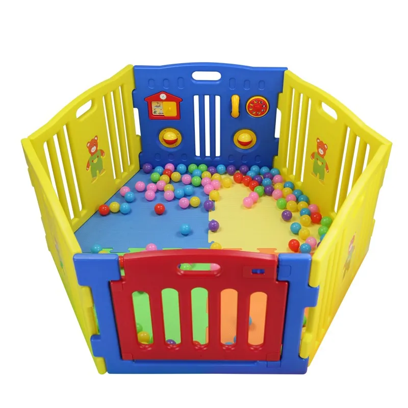 8panel friendly toys little playpen plastic baby fence(with EN71certificate)baby product