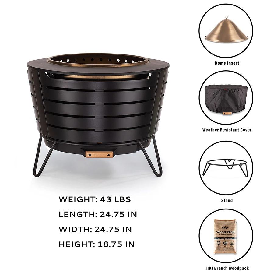 Wood Burning Fire Pit Round Fire Pit For Wood Burning Patio Swimming Pool Beach Stainless Steel Fire Pits