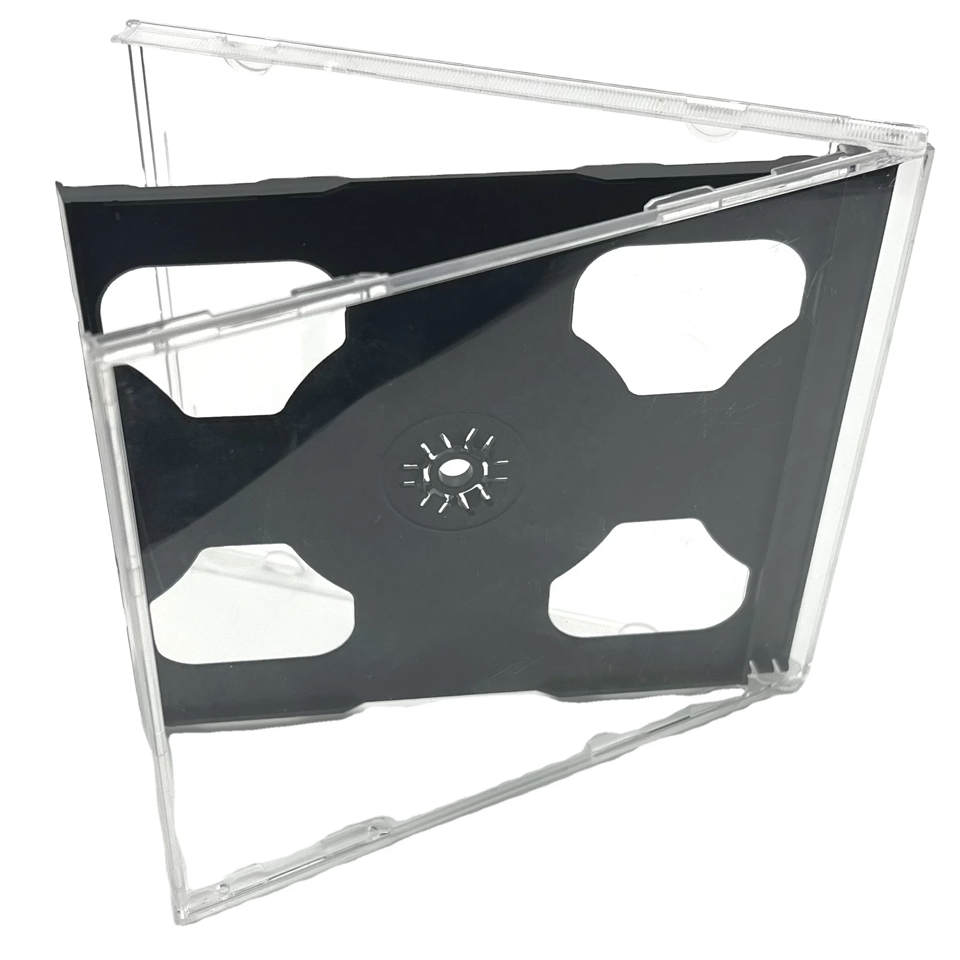 factory hot sale 10.4mm Plastic Packing Storage Music Movie Disc CD DVD Case &Plastic Packaging  Jewel CD DVD Case