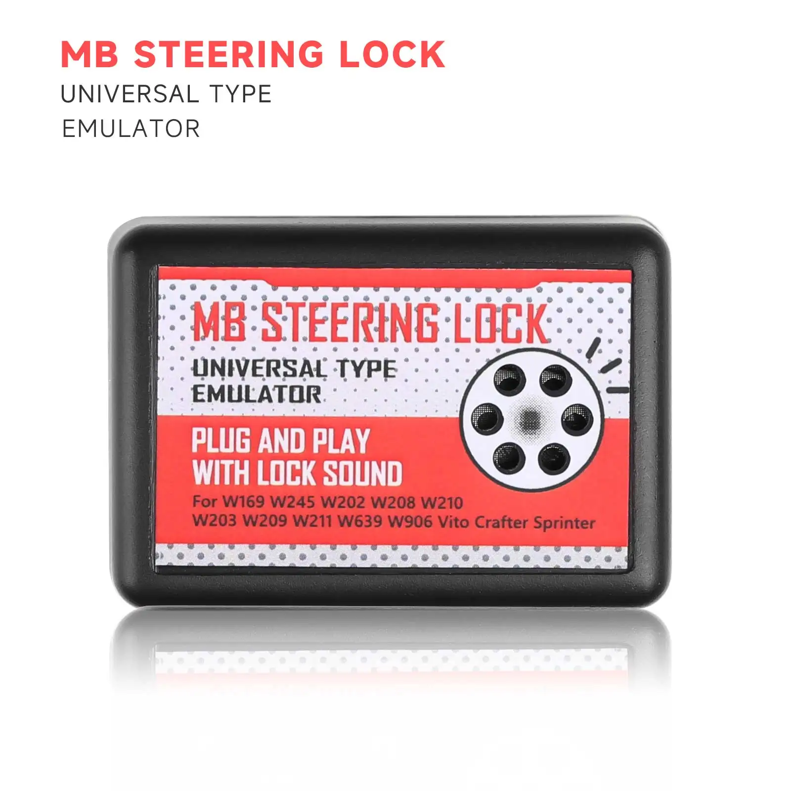 OEM Universal Steering Lock Emulator W169 W245 W202 W208 W210 W203  W209 W211 W639 W906 Plug and Play With Lock Sound