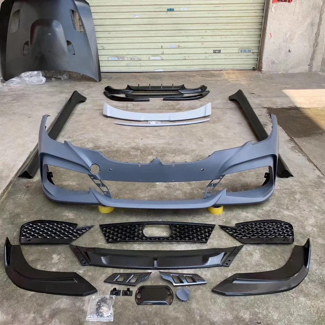  Для Bmw G20 3 sehire Gs380 Bodykit ПП Передняя бампер боковая юбка задний диффузор Комплект