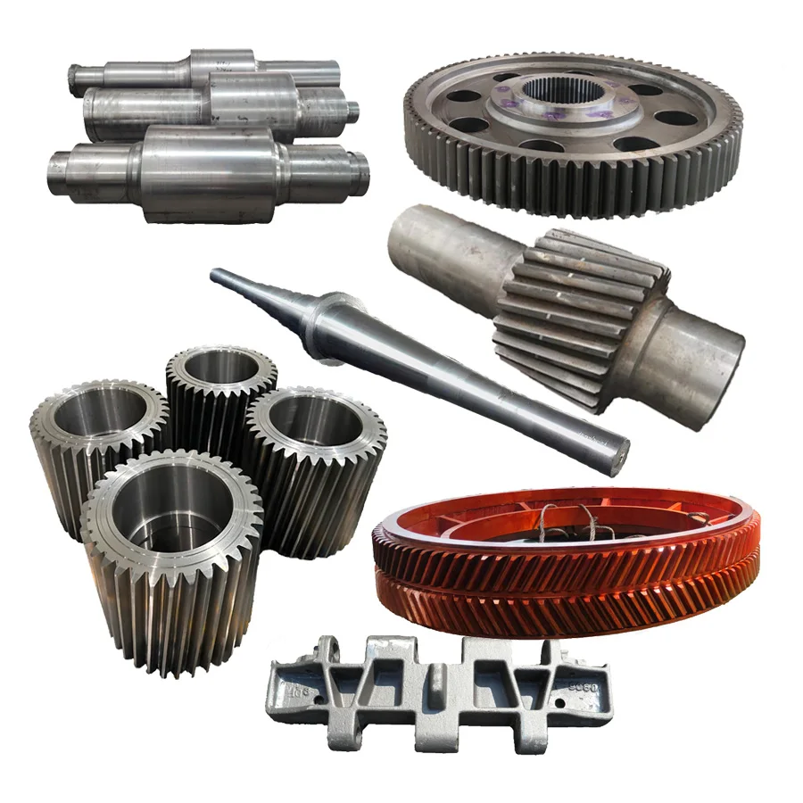 Custom Forging Heavy Industry Mechanical Large Parts Alloy Steel Roll Roller Cylinder Gear Shaft Ring Stainless Steel Forged