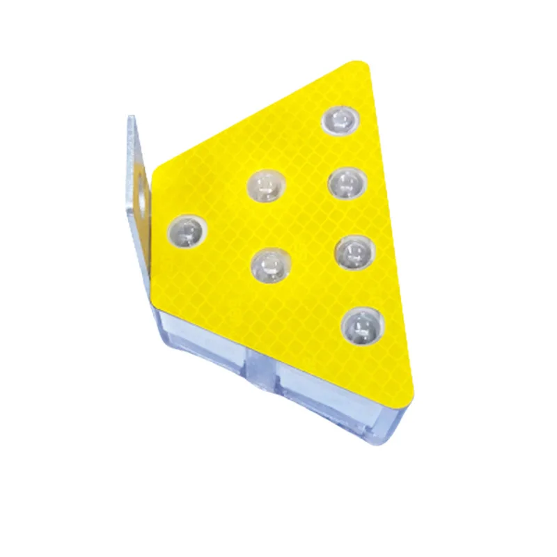 Highway and bridge solar guardrail delineator LED reflector expressway barrier warning lights road markers light