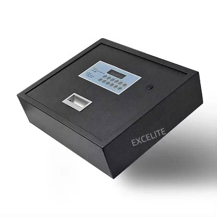 Hotel Home Guest Room Top Open Fingerprint Storage Security For Home Box Safe Fireproof Security Key Small Stash Safes Lock Box