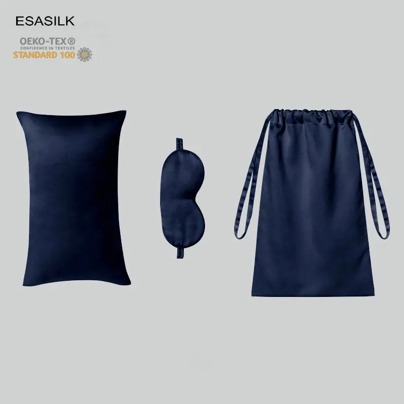 Wholesale Custom Private Label Logo Silk Pillowcase Pillow Cover 100% Mulberry Silk Pillow Case