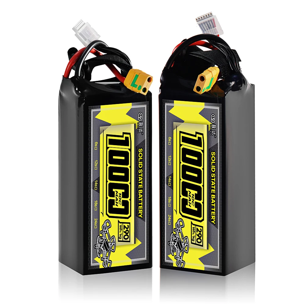 Низкая цена 6S 5C/10C литий-полимерный аккумулятор 10000Mah 12S Lipo батарея твердотельный Аккумулятор для дрона