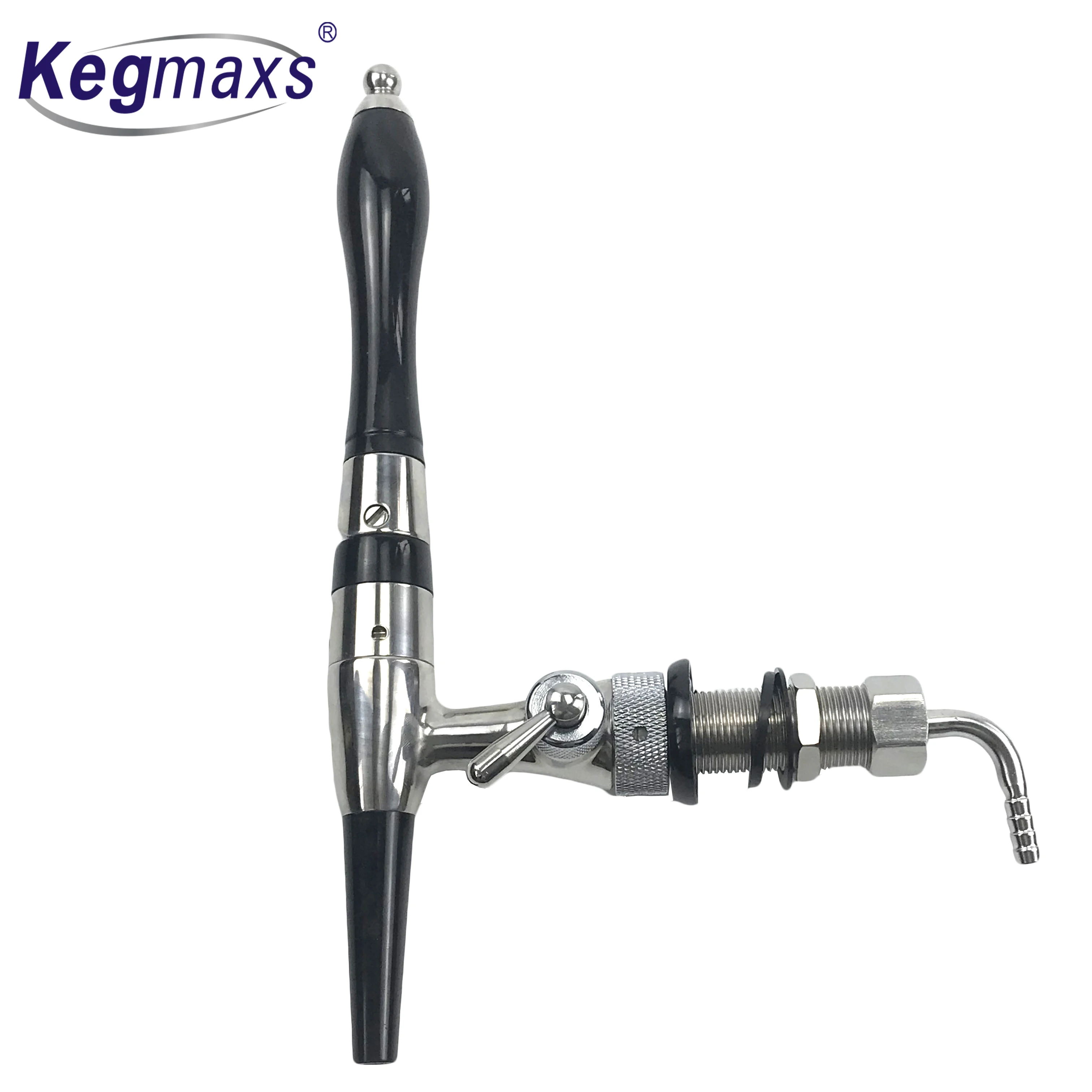 Kegmaxs Good Stout Faucet/Nitro Tap Coffee 304SS for Homebrew Beer Mini Keg Corny Drip Tray Cleaning Keg Malt Mill Ball Lock Keg