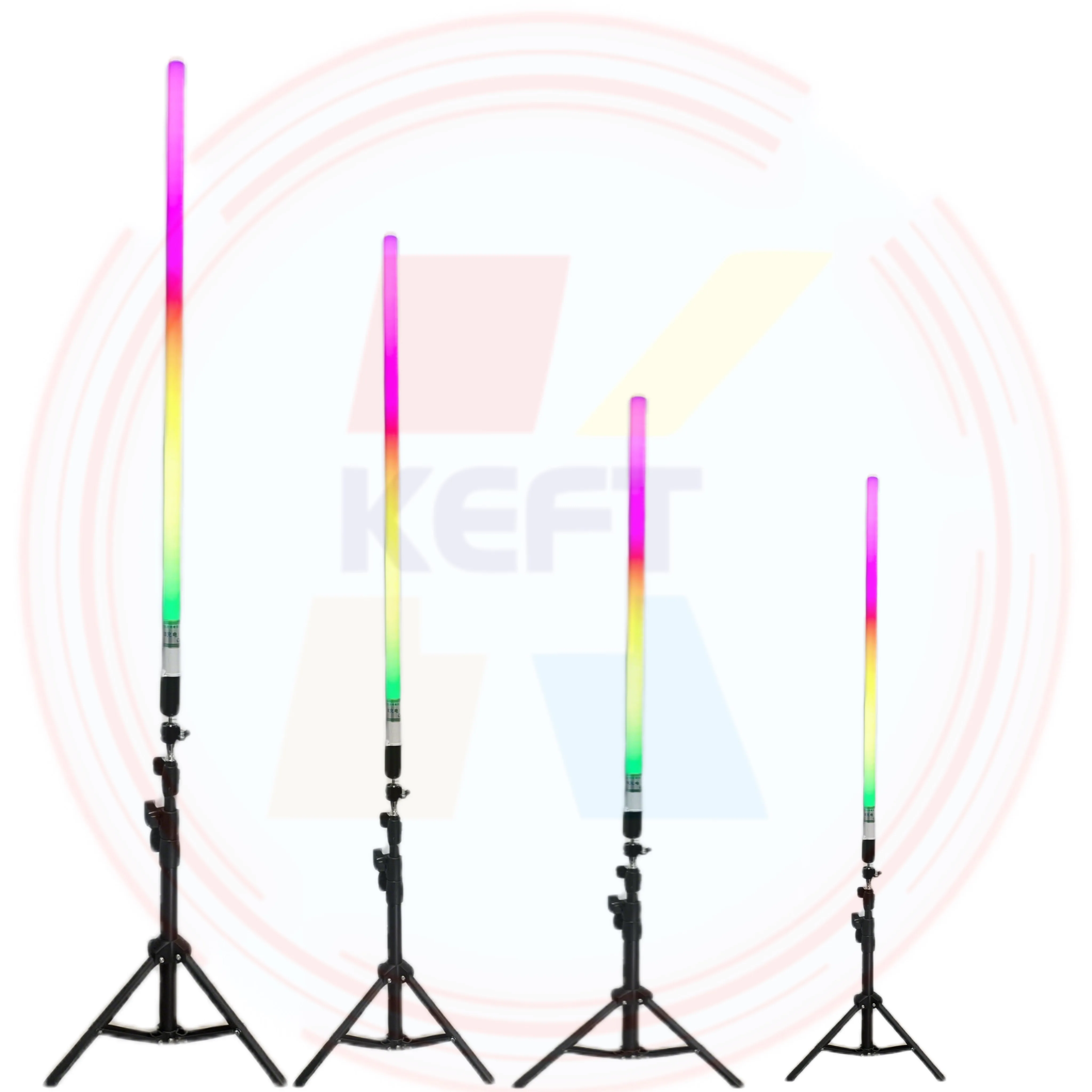 Высокая яркость 1 м 36 Вт RGB W 2700-6500k светодиодная видеотрубка беспроводной пульт дистанционного управления студийное освещение для фотосъемки 360 фотобудки