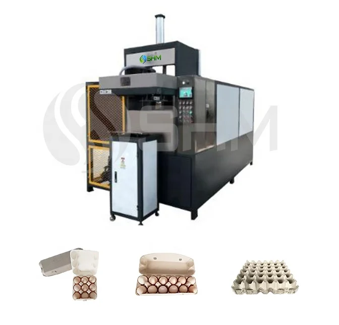 Small Scale Pulp Molding Machine Waste Paper Recycling Egg Carton Box Egg Tray Making Machine Price