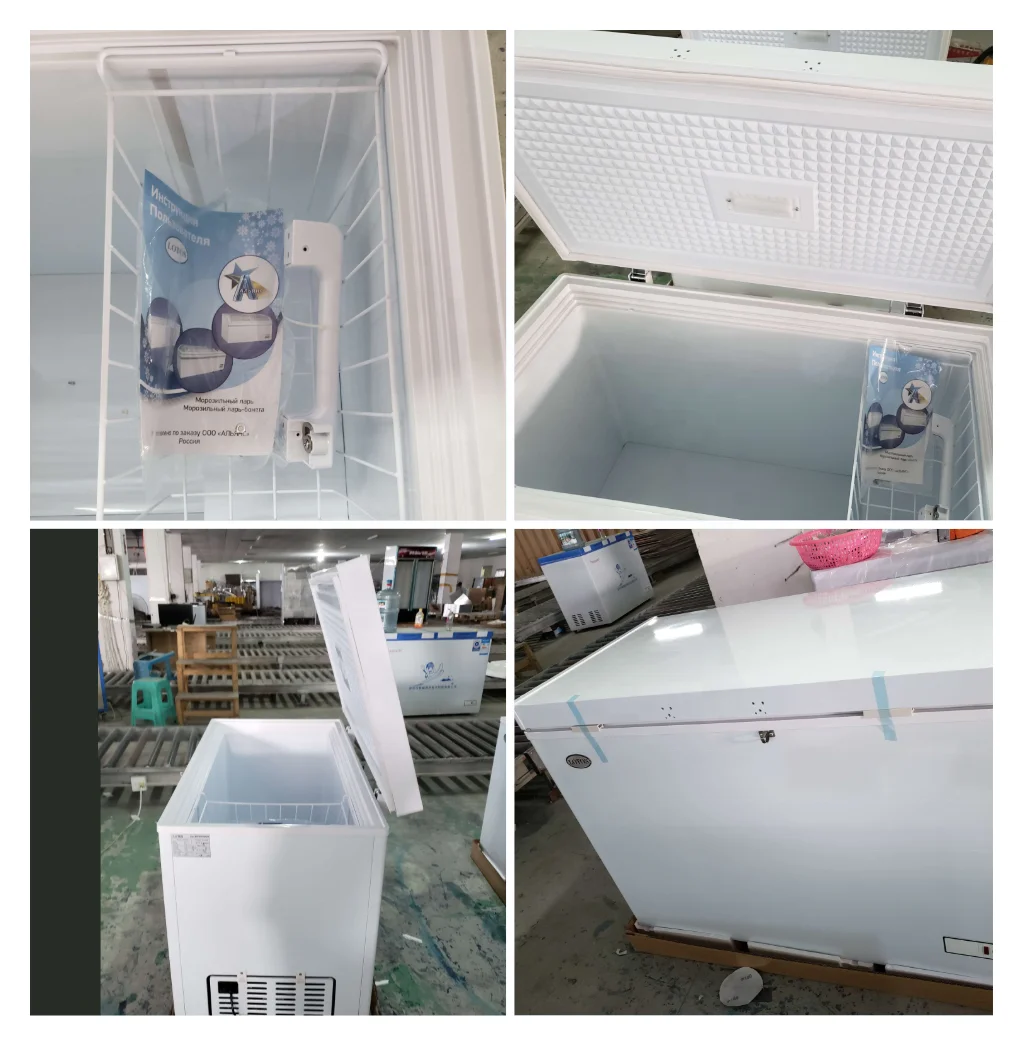 2021 New Deep Chest freezer 170L with single door and glass
